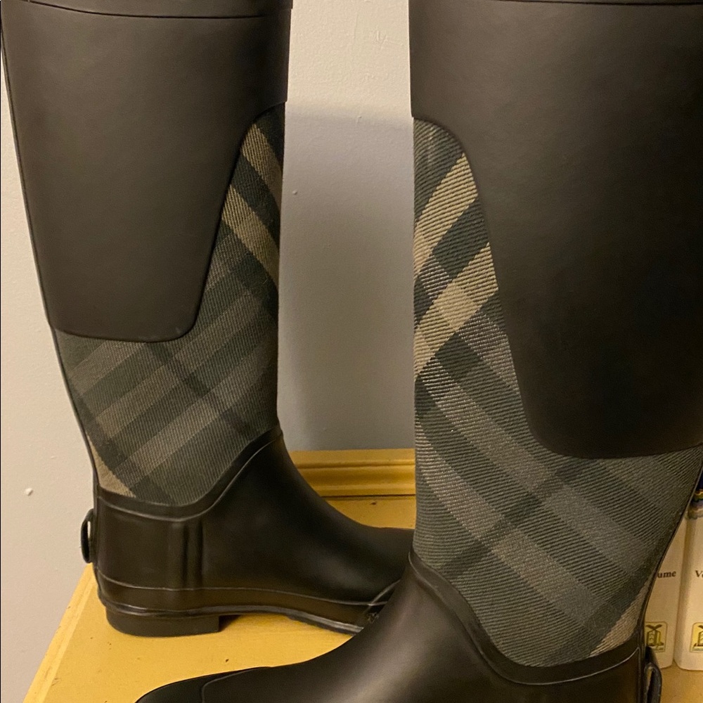 Designer rain boots